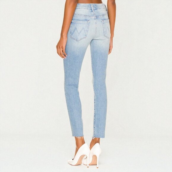 Mother High Waisted Looker Ankle Fray Size 31 - Picture 3 of 11